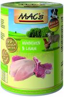 MAC's - Dog - Huhn & Lamm | 6 x 400 g, Grundpreis: &euro; 4,35 / kg