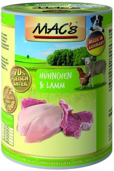 MAC's Dog Hühnchen & Lamm Nassfutter 400g