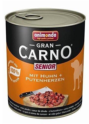 Animonda Gran Carno Senior Huhn und Putenherzen 800g