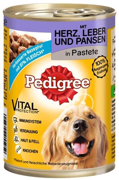 Pedigree Classic Adult Herz, Leber & Pansen (400 g)