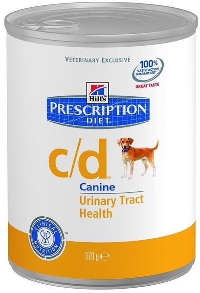 Hill's Prescription Diet Canine Urinary Care c/d mit Huhn Hund Nassfutter 370g