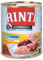 Rinti Kennerfleisch Junior mit Huhn | 12 x 800 g, Grundpreis: &euro; 3,27 / kg