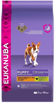 Eukanuba Puppy mittelgroße Rassen 3 kg
