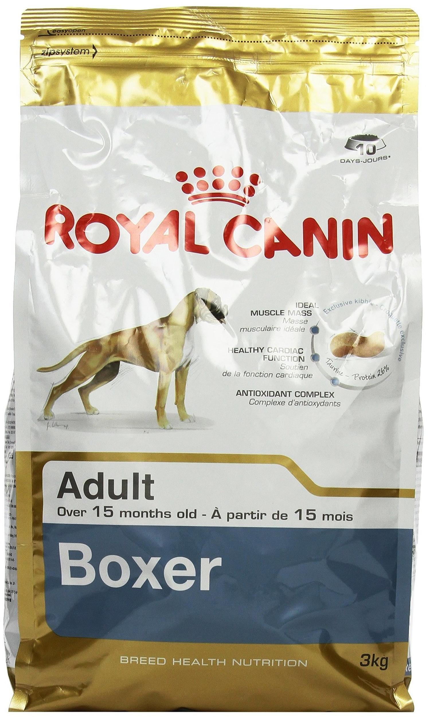 Royal Canin Breed Boxer Adult Trockenfutter 3kg Test TOP Angebote ab 18,30  € (Mai 2023)