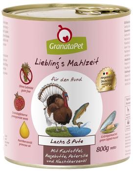 GranataPet Lieblings Mahlzeit Lachs & Pute 6 x 800 g