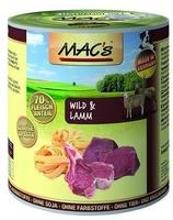 MAC's - Dog - Wild & Lamm | 6 x 400 g, Grundpreis: &euro; 4,89 / kg