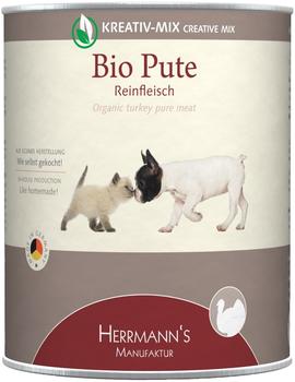 Herrmann's Kreativ-Mix Hund & Katze Bio Pute Reinfleisch 800g