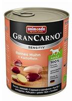animonda GranCarno - Dose - Adult - Sensitiv - Reines Huhn + Kartoffeln | 6 x 800 g,