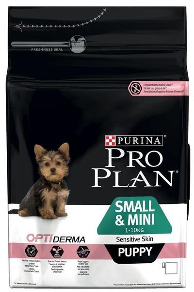Purina Pro Plan Opti'Derma Puppy Sensitive Lachs und Reis 3kg