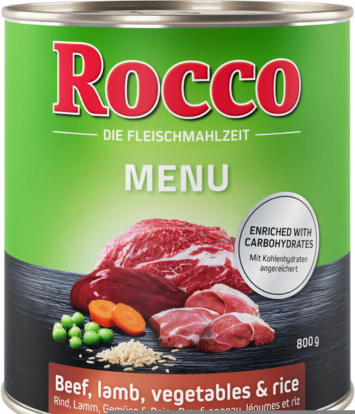 Rocco Menü Lamm, Gemüse, Reis (800 g)