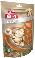 8in1 Delights Kauknochen Huhn - 210 g (6 St&uuml;ck) Gr&ouml;&szlig;e S (Hundefutter),...