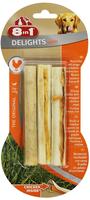 8in1 Delights Kausticks Huhn - 75 g (3 St&uuml;ck) (Hundefutter), Grundpreis: &euro;