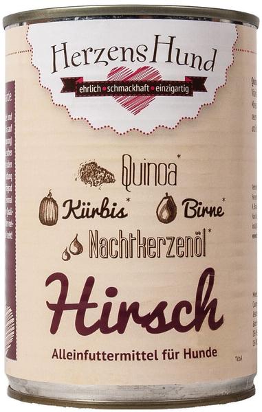 HerzensHund Hirsch mit BioGemüse -glutenfrei- Nicht-Bio 400g