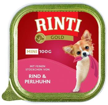 Rinti Gold Mini Hund Wachtel & Geflügel Nassfutter 100g