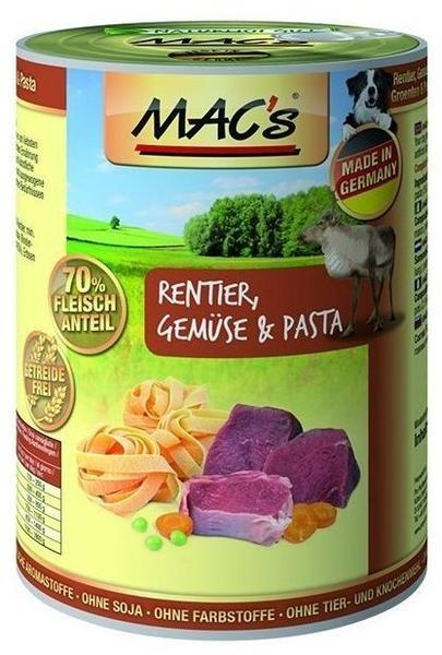 MAC's Dog Rentier & Gemüse Nassfutter 400g