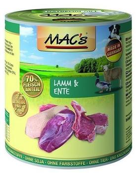 MAC's Dog Lamm & Ente Nassfutter 400g
