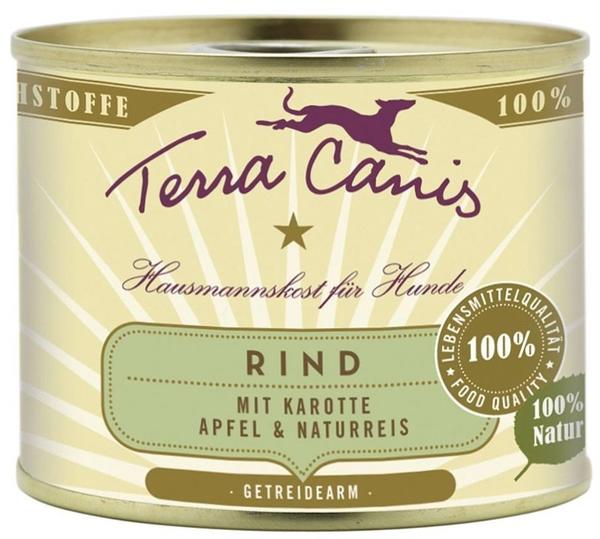 Terra Canis Rind mit Karotte Apfel & Naturreis 200g