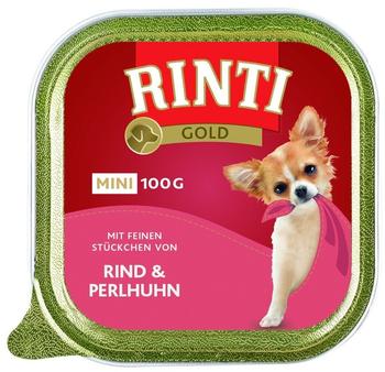 Rinti Gold Mini Rind & Perlhuhn (100 g)