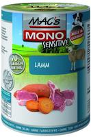 MAC's - Dog - Mono Sensitive Lamm | 6 x 400 g, Grundpreis: &euro; 5,33 / kg