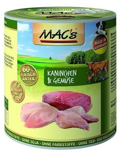  MACs Kaninchen, Gemüse & Kartoffeln 6 x 400 g