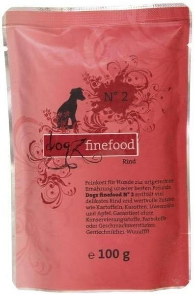 Dogz finefood No.2 Rind 100g