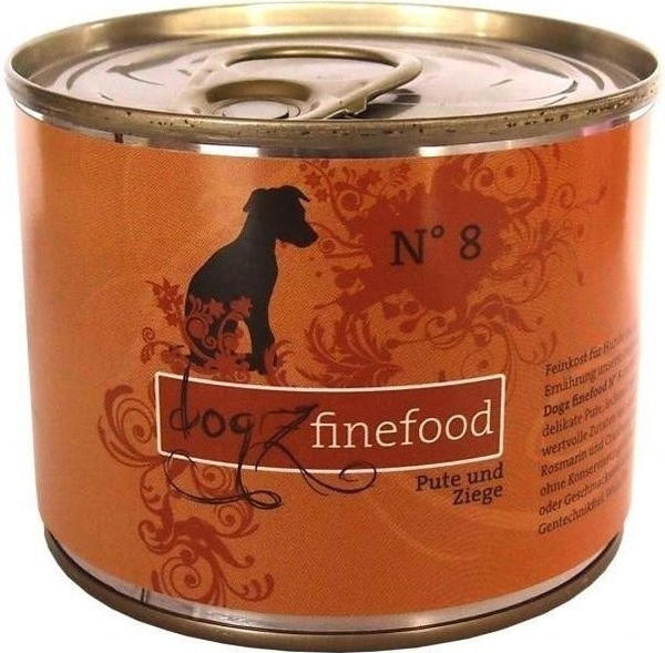 Dogz finefood No.8 Pute & Ziege 200g