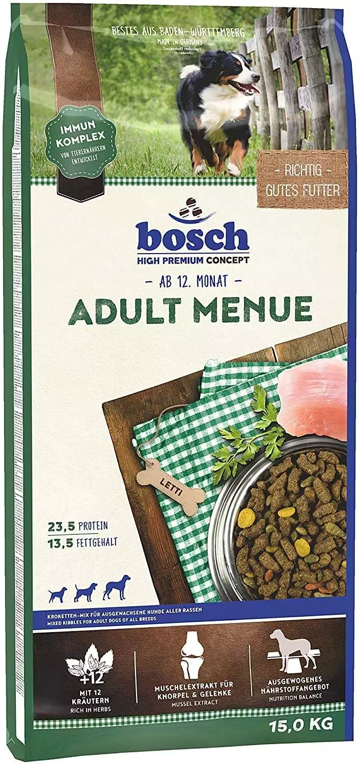 Bosch Tiernahrung High Premium Concept Adult Menue 2 x 15 kg  Hunde-Trockenfutter
