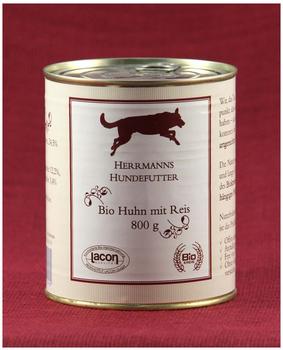 Hermanns Bio Huhn mit Reis & Karotte 6x800g