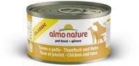 Almo Nature Classic Hundefutter Thunfisch und Huhn (95g), 24er Pack (24 x 95 g)