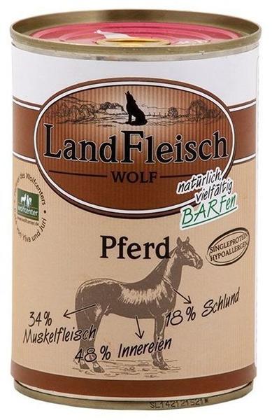 Landfleisch Wolf Sensibel Pferd 400g