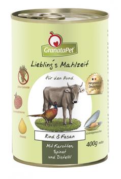 GranataPet Lieblingsmahlzeit Rind & Fasan 400g