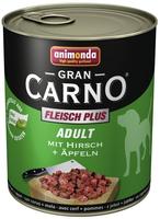 animonda GranCarno Original Adult 6 x 800 g - Hirsch & &Auml;pfel (Hundefutter),