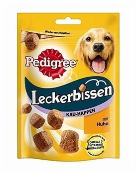 Pedigree Leckerbissen Kau-Happen Portionsbeutel mit Huhn- und Entengeschmack 130g