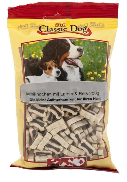 Classic Dog Snack Miniknochen mit Lamm & Reis 200g