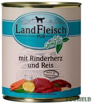 Dr. Alder's Landfleisch Pur Rinderherzen & Reis 800g