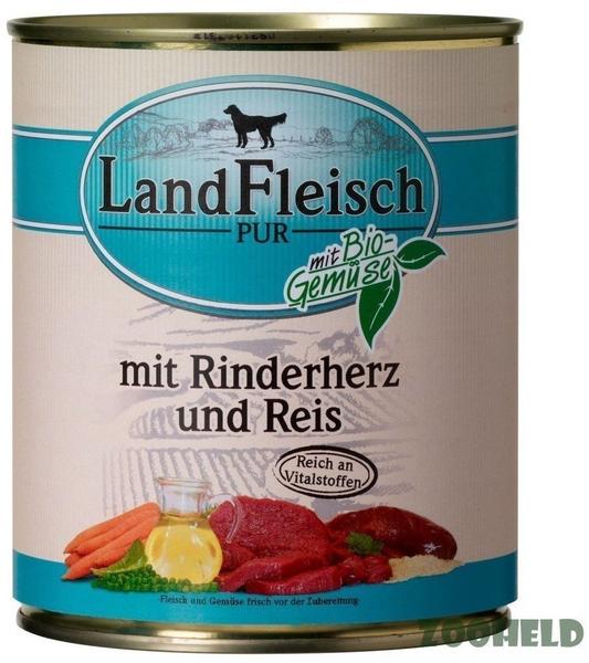 Dr. Alder's Landfleisch Pur Rinderherzen & Reis 800g