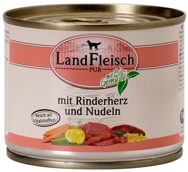 Dr. Alder's LandFleisch Pur Rinderherzen und Nudeln (195 g)