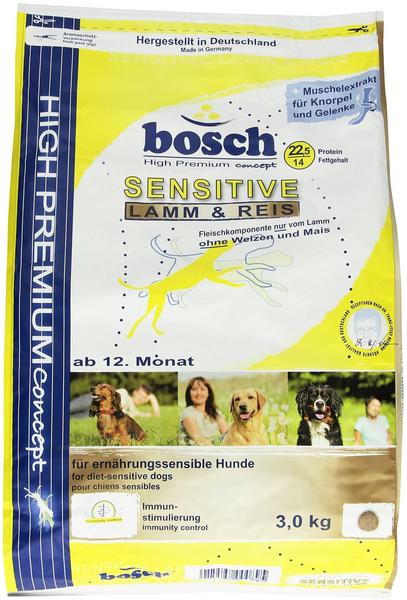 bosch Tiernahrung bosch Adult Sensitive Trockenfutter Lamm & Reis Test TOP  Angebote ab 16,24 € (August 2023)