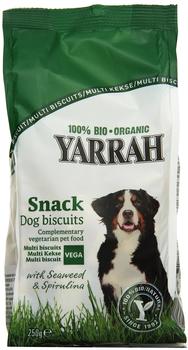 Yarrah Vegetarische Bio Snacks für Hunde, 6er Pack (6 x 250 g)