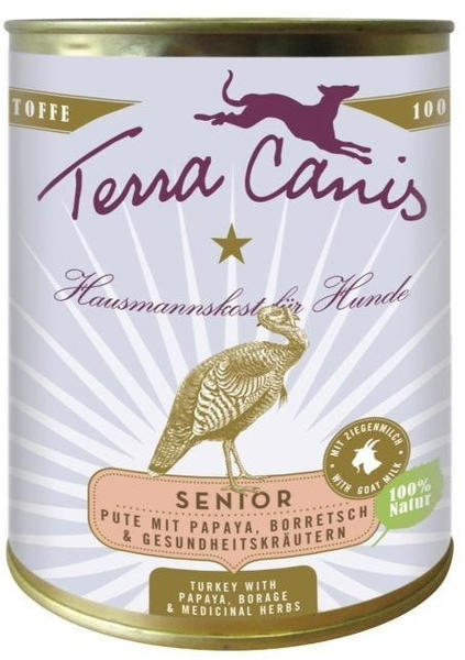 Terra Canis Senior Pute Papaya Borretsch &gesundheitskräuter 800g