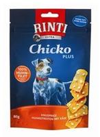 RINTI Chicko Plus K&auml;se & Schinken W&uuml;rfel - 80 g (Hundefutter), Grundpreis:...