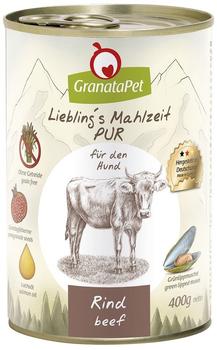 GranataPet Lieblings Mahlzeit Rind pur 6 x 400 g