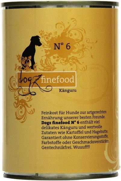 Dogz finefood No.6 Känguru 400g