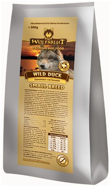 Wolfsblut Wild Duck Small Breed Trockenfutter 500g