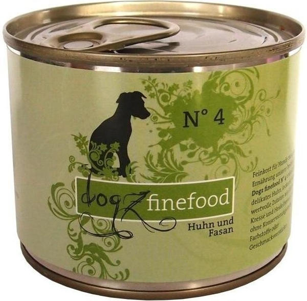 Dogz finefood No.4 Huhn & Fasan 200g
