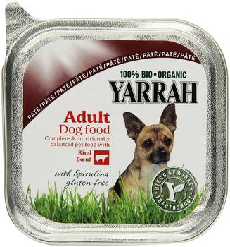 Yarrah Pate Rind Spirulina 150g Bio Hundefutter, 14er Pack (14 x 0.15 kg)