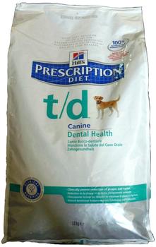 Hill's Prescription Diet Canine t/d Dental Care Huhn Trockenfutter 10kg
