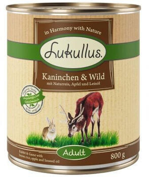 Lukullus Kaninchen & Wild (24x800 g)
