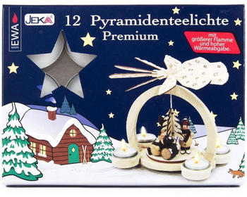 JEKA 12 Pyramidenteelichte Premium