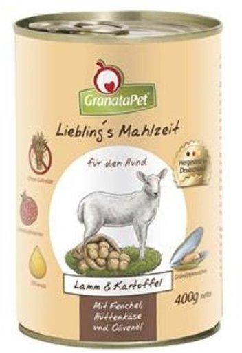 GranataPet Liebling's Mahlzeit Lamm & Kartoffel Nassfutter 400g